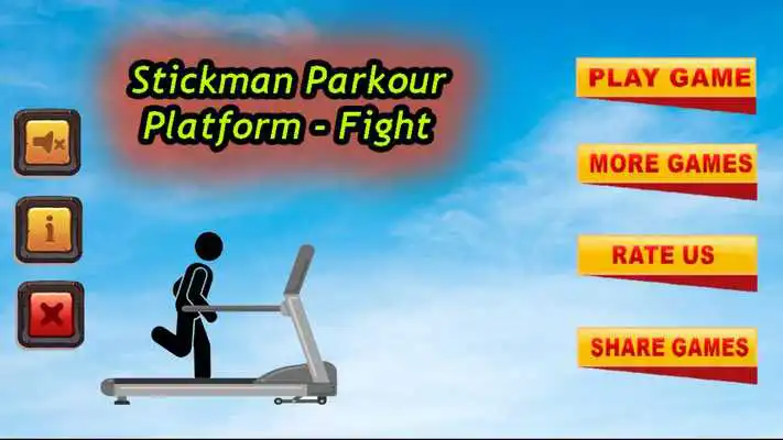 Play Stickman Parkour Platform -Fight