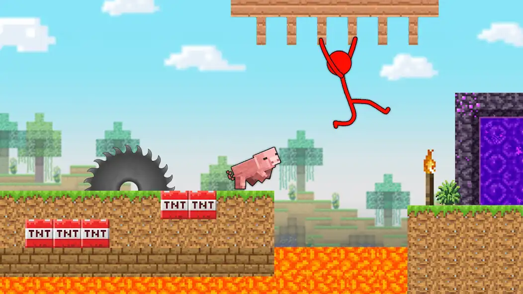 Play Stickman Parkour: Sky Jump  and enjoy Stickman Parkour: Sky Jump with UptoPlay
