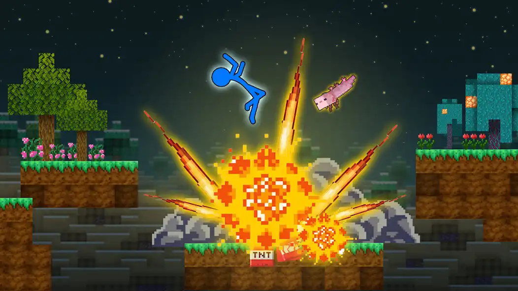 Play Stickman Parkour: Sky Jump as an online game Stickman Parkour: Sky Jump with UptoPlay
