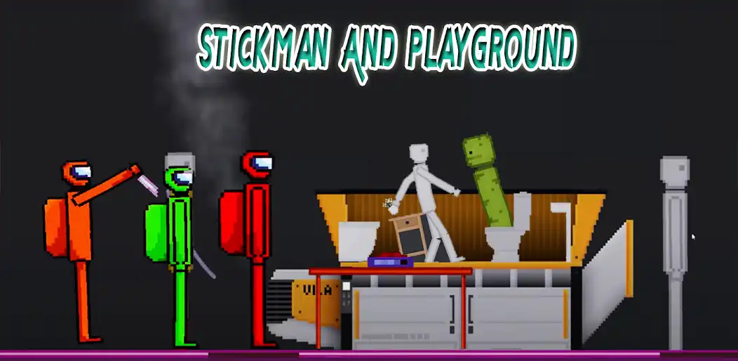 Play Stickman Playground Game as an online game Stickman Playground Game with UptoPlay