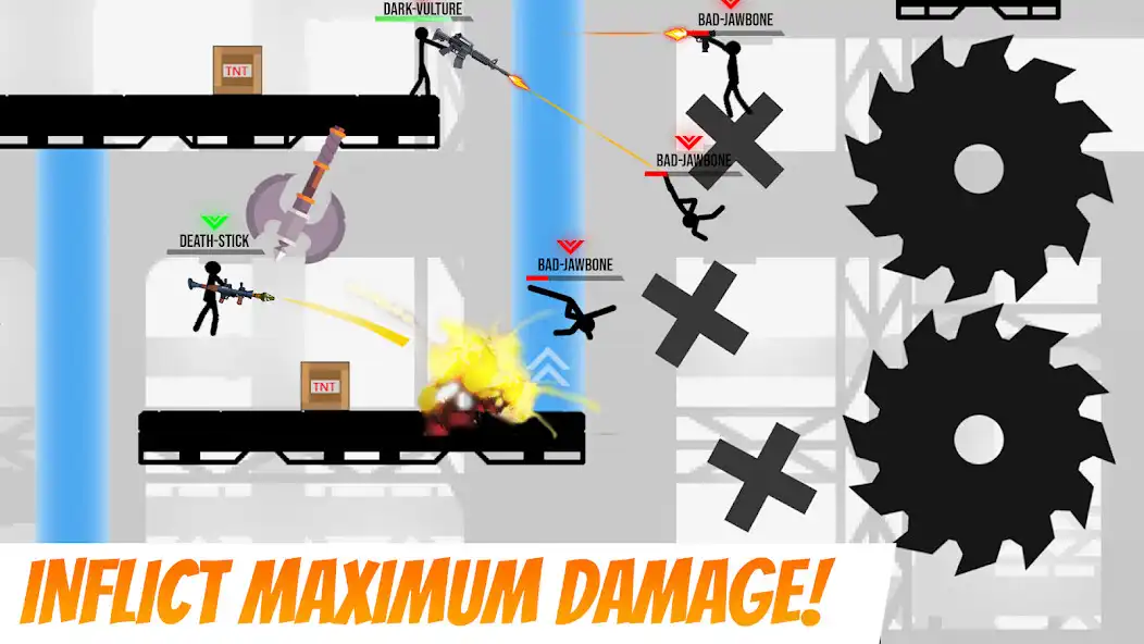 Play Stickman PvP - Ragdoll Fighter as an online game Stickman PvP - Ragdoll Fighter with UptoPlay