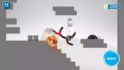Play Stickman Ragdoll Dismounting as an online game Stickman Ragdoll Dismounting with UptoPlay