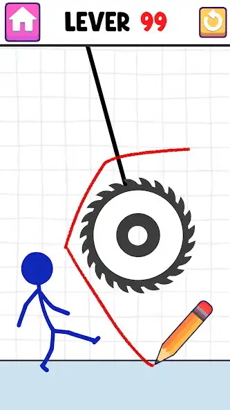 Play Stickman Rescue! as an online game Stickman Rescue! with UptoPlay