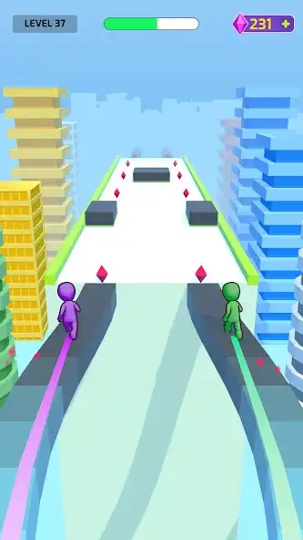 Play Stickman Roller: Run and Glide  and enjoy Stickman Roller: Run and Glide with UptoPlay