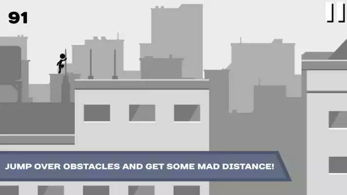 Play Stickman Rooftop Runner