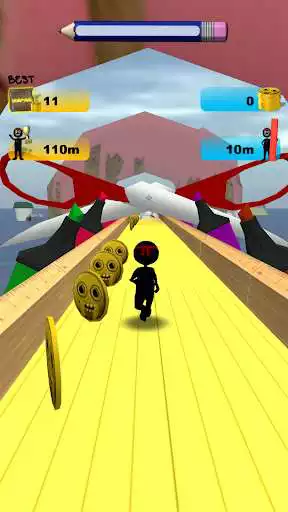Play Stickman Run: 1 2 3 Go Running  and enjoy Stickman Run: 1 2 3 Go Running with UptoPlay
