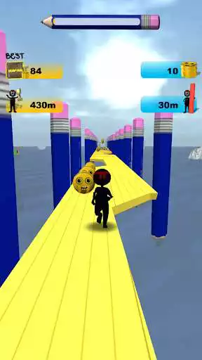 Play Stickman Run: 1 2 3 Go Running as an online game Stickman Run: 1 2 3 Go Running with UptoPlay
