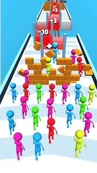 Play Stickman Run Race 3D Game  and enjoy Stickman Run Race 3D Game with UptoPlay