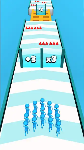 Play Stickman Run Race 3D Game as an online game Stickman Run Race 3D Game with UptoPlay