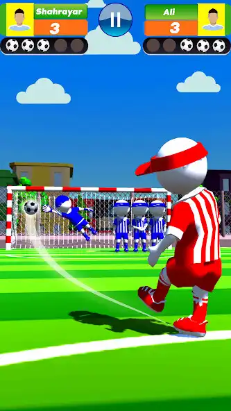 Play Stickman Soccer - Penalty game  and enjoy Stickman Soccer - Penalty game with UptoPlay