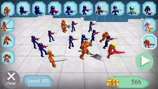Play Stickman Spiders Battle Simulator