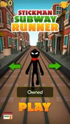 Play Stickman Subway Runner - City Surf