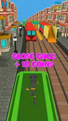 Play Stickman Subway Runner - City Surf