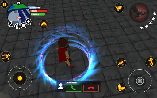 Play Stickman Superhero as an online game Stickman Superhero with UptoPlay