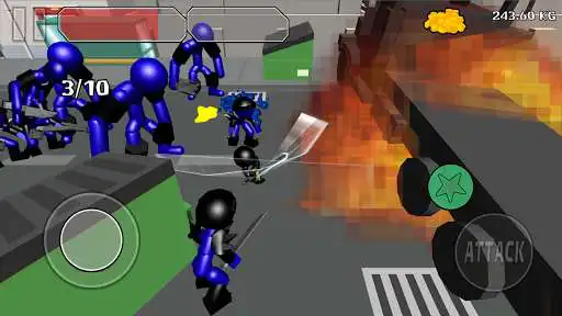 Play Stickman Sword Fighting 3D  and enjoy Stickman Sword Fighting 3D with UptoPlay