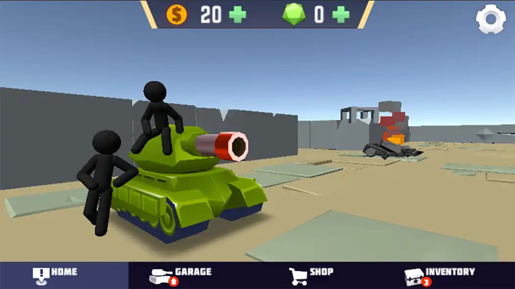 Play Stickman Tank Battle  and enjoy Stickman Tank Battle with UptoPlay
