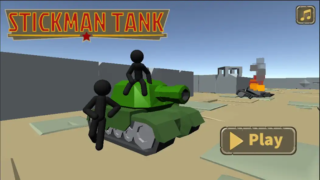 Play Stickman Tank  and enjoy Stickman Tank with UptoPlay
