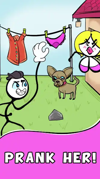 Play Stickman Troll- Thief Puzzle  and enjoy Stickman Troll- Thief Puzzle with UptoPlay