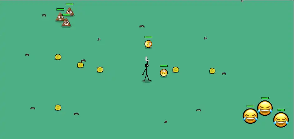 Play Stickman vs Emoji as an online game Stickman vs Emoji with UptoPlay