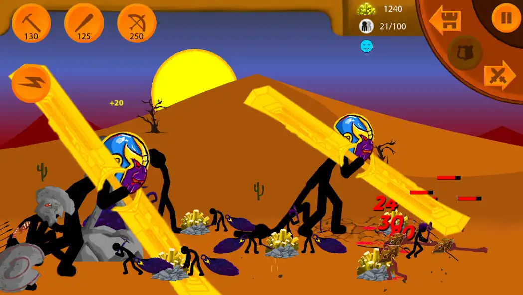Play Stickman War : Infinity battle  and enjoy Stickman War : Infinity battle with UptoPlay