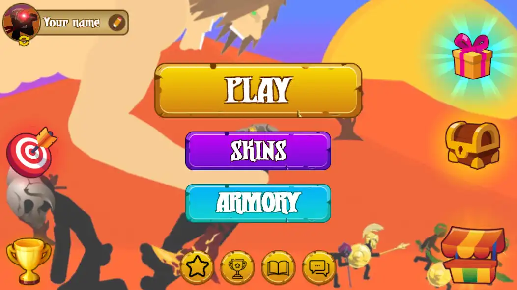 Play Stickman War : Infinity battle as an online game Stickman War : Infinity battle with UptoPlay