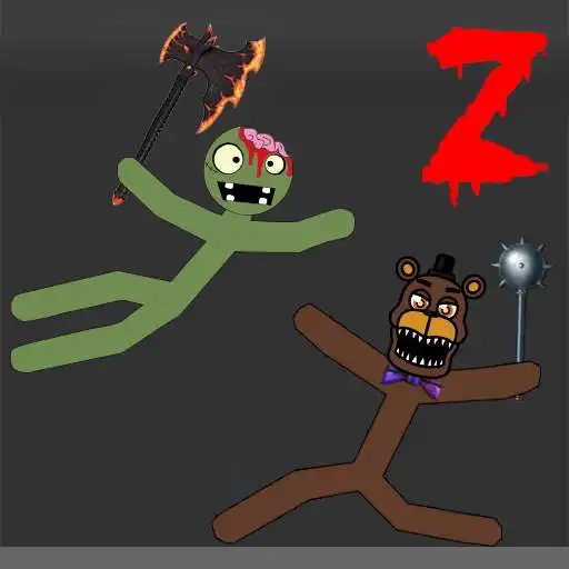 Free play online Stickman Warriors Zombie Fnaf - Stickman Games  APK