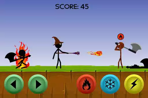 Play Stickman Wizard