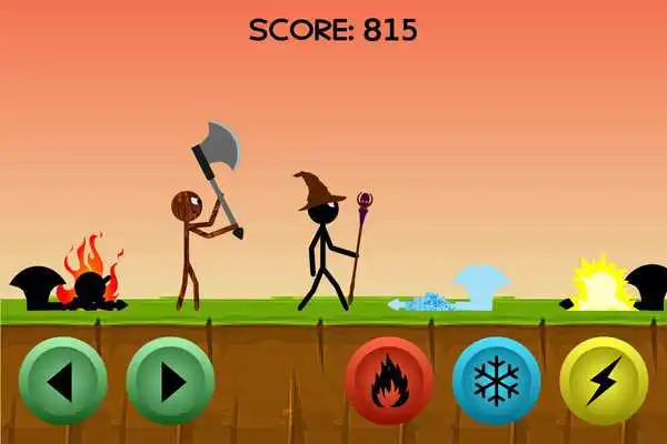 Play Stickman Wizard