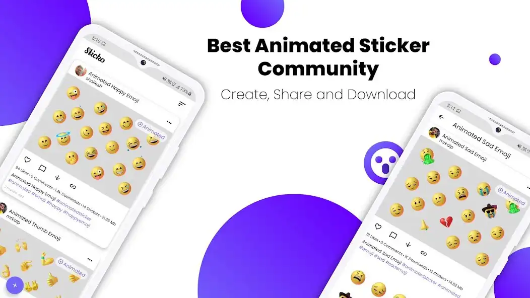 Play Sticko Animated Sticker Maker  and enjoy Sticko Animated Sticker Maker with UptoPlay
