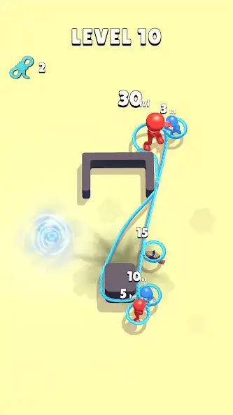 Play Stick Rope War 3D as an online game Stick Rope War 3D with UptoPlay