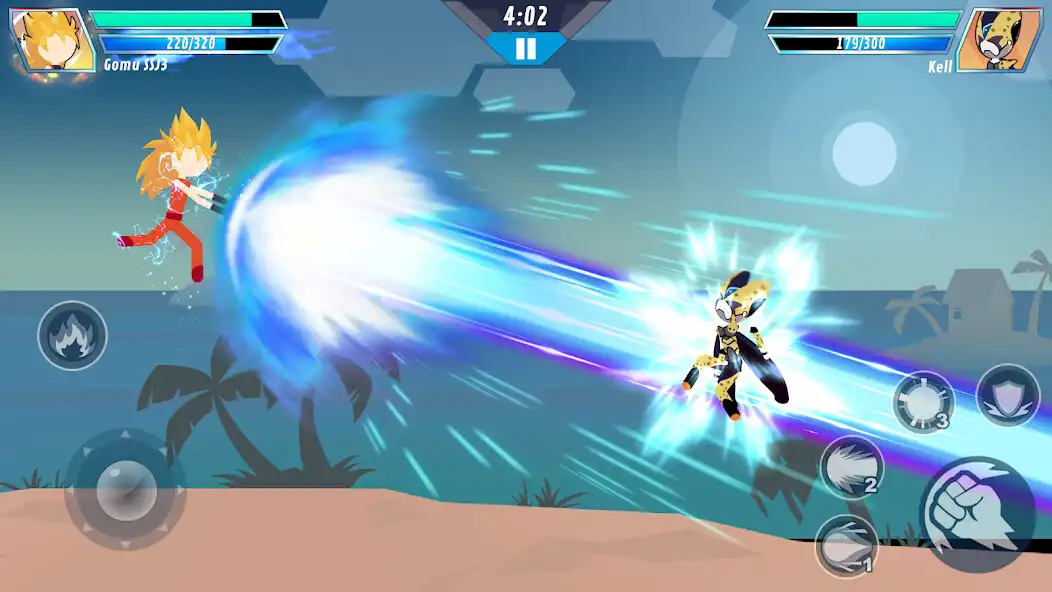 Play Stick Shadow Fighter as an online game Stick Shadow Fighter with UptoPlay