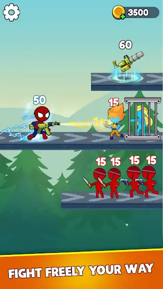 Play Stick Shooter: Battle Game  and enjoy Stick Shooter: Battle Game with UptoPlay
