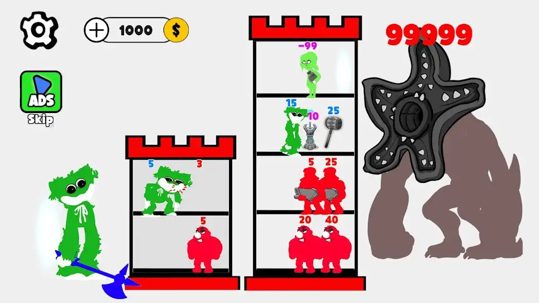 Play Stick Wuggy: Dedense Tower  and enjoy Stick Wuggy: Dedense Tower with UptoPlay