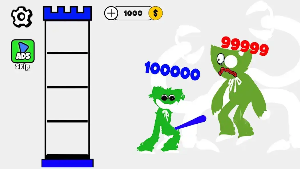 Play Stick Wuggy: Dedense Tower as an online game Stick Wuggy: Dedense Tower with UptoPlay