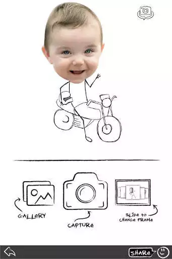 Play APK Sticky Frame  and enjoy Sticky Frame with UptoPlay com.dream71.stickyframe