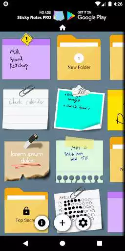 Play APK Sticky Notes + Widget  and enjoy Sticky Notes + Widget with UptoPlay com.akkicorporation.stickynotes