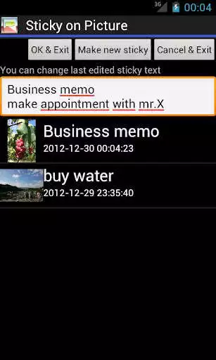 Play Sticky on Picture