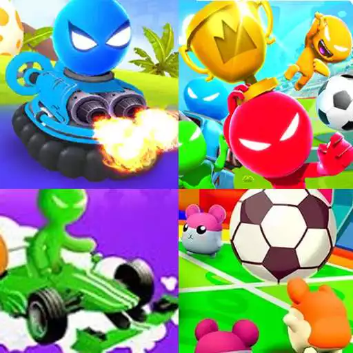 Sticky Party : 1 2 3 4 Players Fun online game with UptoPlay
