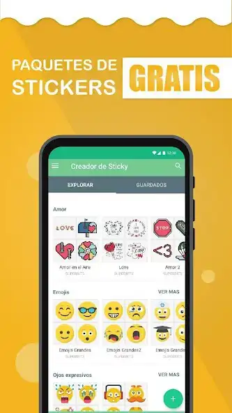 Play Sticky - Stickers de Texto y C  and enjoy Sticky - Stickers de Texto y C with UptoPlay