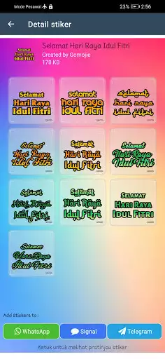Play Stiker Idul Fitri 2022 as an online game Stiker Idul Fitri 2022 with UptoPlay