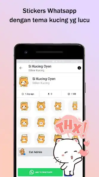 Play Stiker Kucing WA Bergerak Lucu as an online game Stiker Kucing WA Bergerak Lucu with UptoPlay