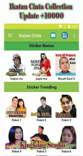 Play Stiker WA Ikatan Cinta Romantis for WAStickerApps  and enjoy Stiker WA Ikatan Cinta Romantis for WAStickerApps with UptoPlay