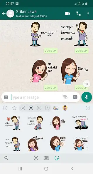 Play Stiker WA Lucu Bahasa Jawa  and enjoy Stiker WA Lucu Bahasa Jawa with UptoPlay