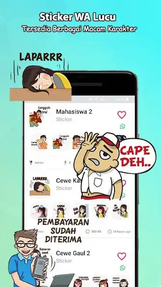 Play Stiker WA Lucu Bergerak Meme  and enjoy Stiker WA Lucu Bergerak Meme with UptoPlay