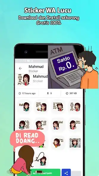Play Stiker WA Lucu Bergerak Meme as an online game Stiker WA Lucu Bergerak Meme with UptoPlay