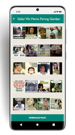 Play Stiker Wa Meme Perang Gambar  and enjoy Stiker Wa Meme Perang Gambar with UptoPlay