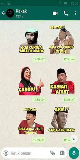 Play Stiker WA Perang Gambar Lucu as an online game Stiker WA Perang Gambar Lucu with UptoPlay