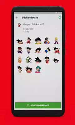 Play STIKRZ - Dragon Ball Sticker Pack for WhatsApp