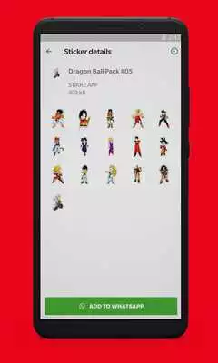 Play STIKRZ - Dragon Ball Sticker Pack for WhatsApp