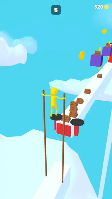 Play Stilts Run as an online game Stilts Run with UptoPlay